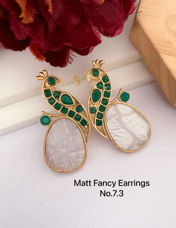 19 Party Wear AD Diamond Fancy Earrings Wholesale Shop in Surat
